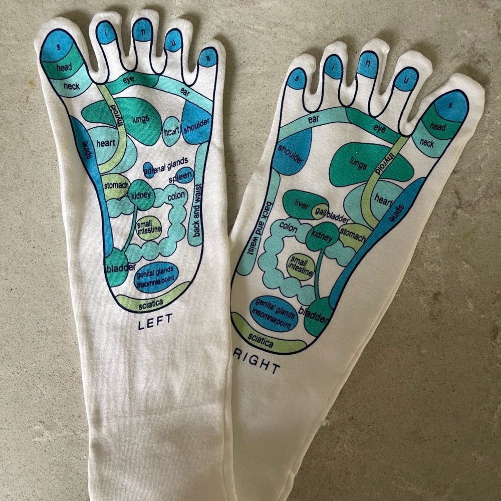 New Reflexology Socks Holistic Health Massage Points Ancient Medicine ZEN'ARôME